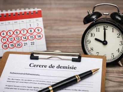 Demisie 14 zile în Republica Moldova – cerere de demisie, calendar și termen legal de notificare
